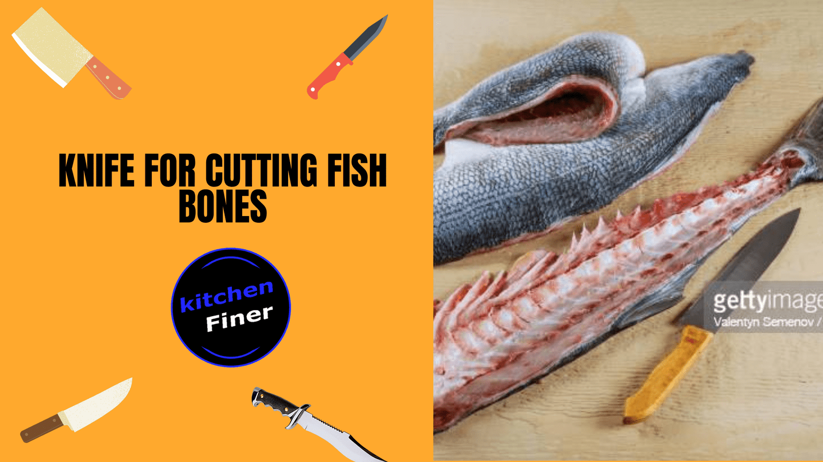 Knife for Cutting Fish Bones