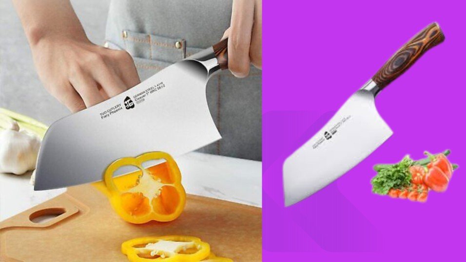 TUO Vegetable Cleaver- Chinese Chef’s Knife, Best Knife for Cutting Sweet Potatoes