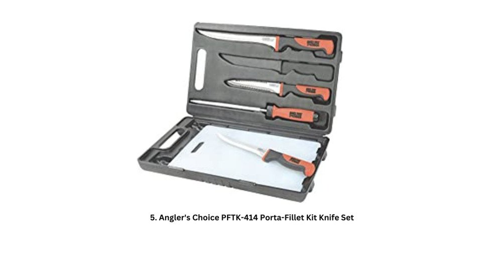 Angler's Choice PFTK-414 Porta-Fillet Kit Knife Set
Tested for use, durability and design in the most harsh conditions
The right tool to get the job done
Made in the U. S. A
Size Name:One Size
Sport type: Outdoor Lifestyle