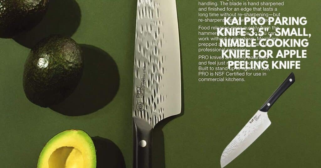  A close-up of the Kai PRO Paring Knife, showcasing its small and nimble design.