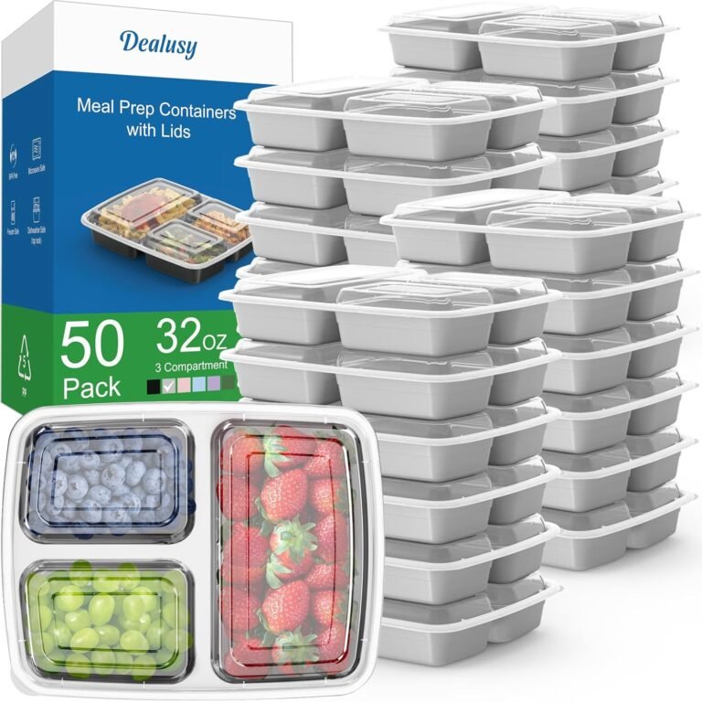 Meal Prep Containers Reusable with Lids 3-Compartment 3 71c8bkzMBrL. AC SL1500 Kitchen Finer